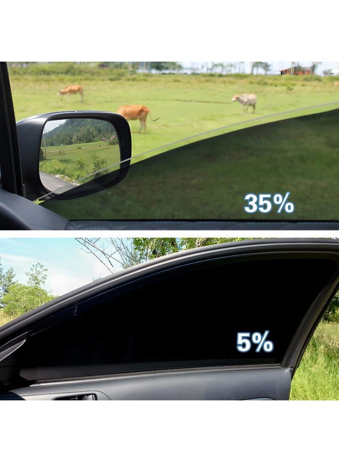 TOYOCO Window Tint Film for Cars, Car Window Tint Window Privacy Film, Car Shade Front Windshield, Heat & UV Block and Scratch Resistant, Blackout Window Film Auto Car Windshield Sun Shade Roll - Image 2