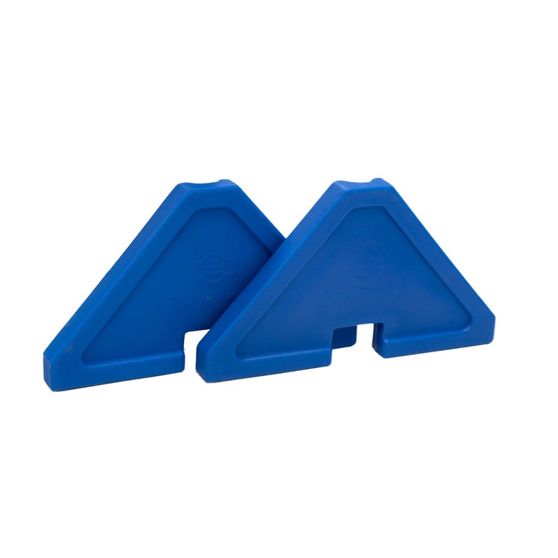 Children's Factory Replacement Cantilever Support Legs, Plastic Support Feet Compatible with PlayPanel Room Dividers, Blue - Image 1