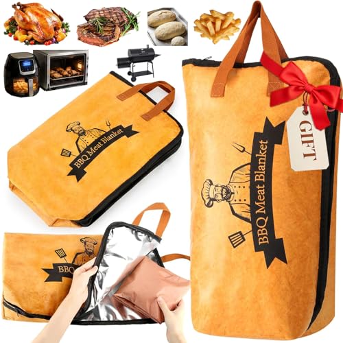 Bolycen BBQ Blanket for Resting MeatAir FryerDoughKitchenSmoker Accessories Party Picnic CampingInsulated Bag for BrisketPork ShoulderTurkeyAnniversary Birthday Gift for Men 21in - Image 1