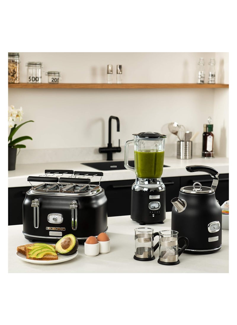 Westinghouse 1.5L Retro Series Table Blender - Black| Powerful 1.5L Capacity Blender for Smoothies Shakes And More  - Image 5