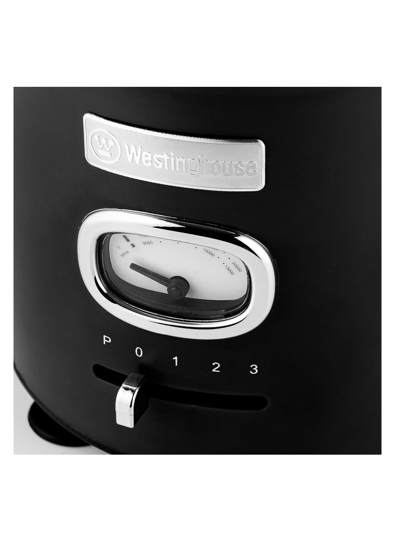 Westinghouse 1.5L Retro Series Table Blender - Black| Powerful 1.5L Capacity Blender for Smoothies Shakes And More  - Image 4