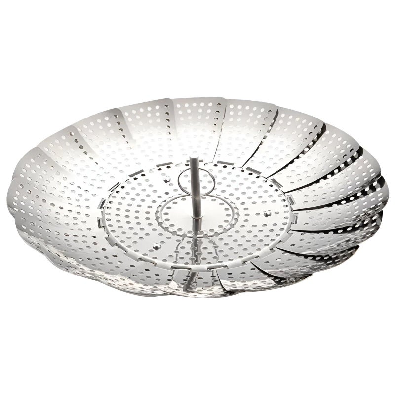 Steam Cooking Pot-Stainless Steel Folding Basket for Healthy Cooking and Multi-Way Cooking - Image 1