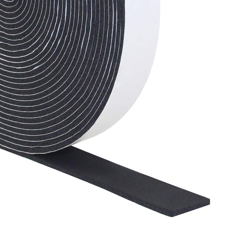 DGSL Foam Insulation Tape 1In x 18In x 33Ft Weather Stripping Door Seal Strip for Doors and WindowsSliding Door Soundproofing Door SealWeatherstripAir Conditioning Seal Strip