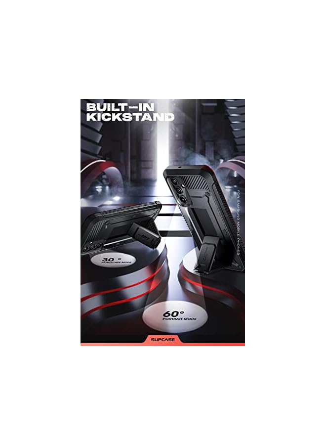 SupCase Unicorn Beetle Pro Case for Samsung Galaxy A54 5G (2022), Full-Body Rugged Belt-Clip & Kickstand Case with Built-in Screen Protector (Black) - Image 4