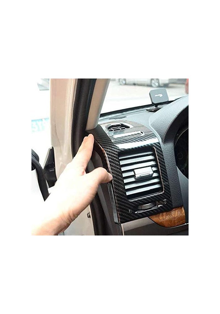 DEMULAX Carbon Fiber Air Conditioning Vent Cover for Mitsubishi Pajero - Image 4