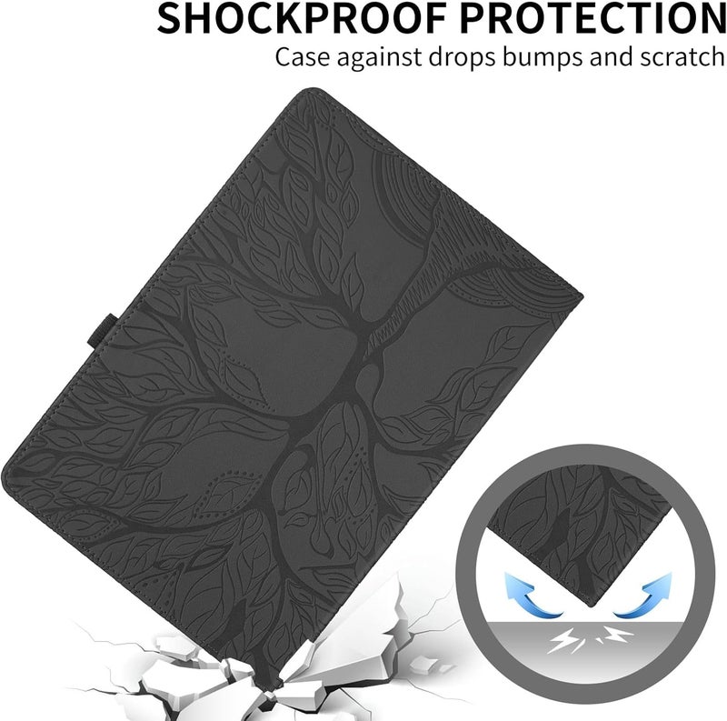 Excefore Rotating Case For Xiaomi Redmi Pad Pro 12.1 Inch, 2024 Pu Leather Tablet Case With 360 Degree Rotating Stand, Black Tree Design, Protective Cover For Xiaomi Redmi Pad Pro 12.1 - Image 3