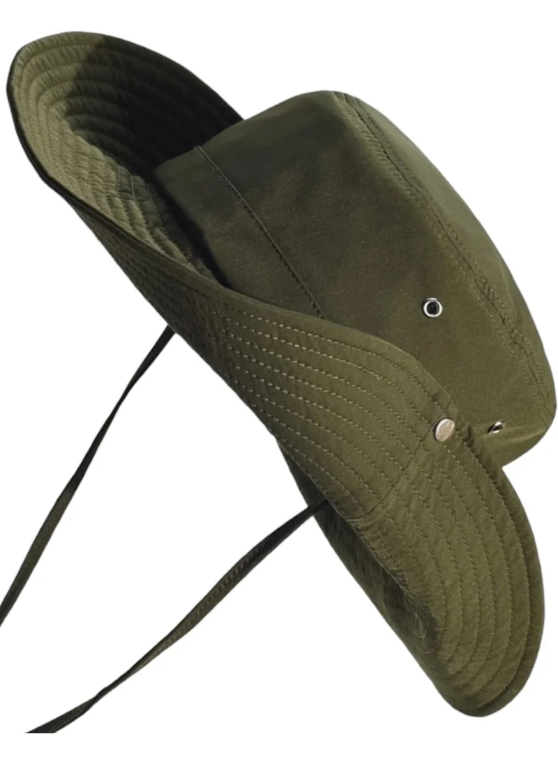 تيزجيلسين Summer Foldable Safari Fedora Hat