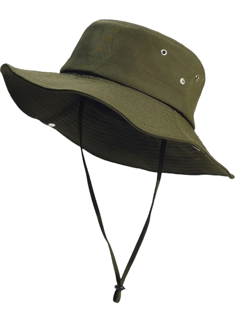 تيزجيلسين Summer Foldable Safari Fedora Hat