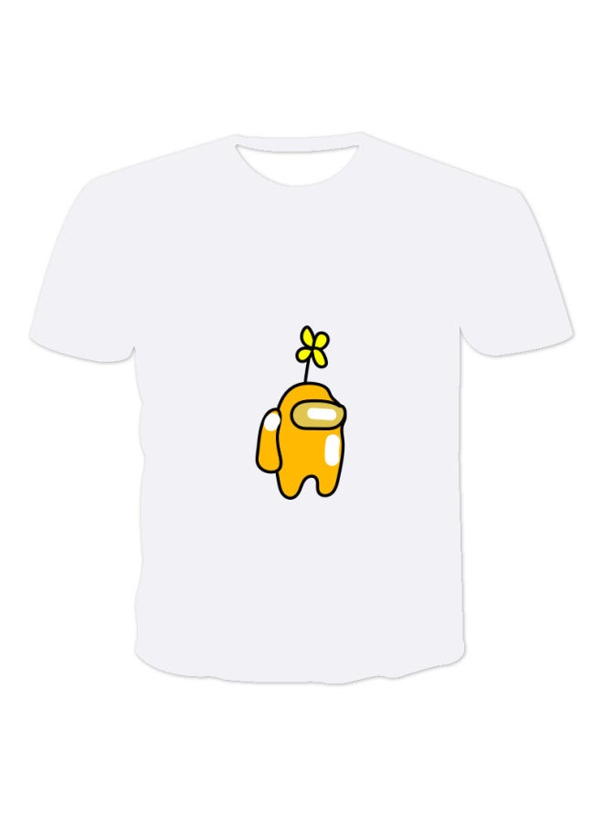 European And American Men's T-shirt 3 DALong Us Cartoon Print Top Casual Pullover Short Sleeve-Color:SRL767-Dimensions:150  - Image 1