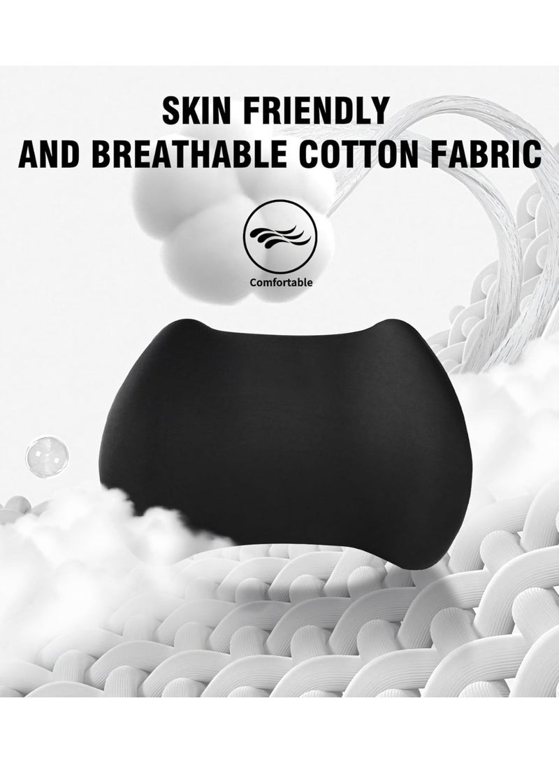 Car Headrest and Lumbar Support Cushion Set – Soft Ergonomic Pillows for Back Pain Relief - Image 3