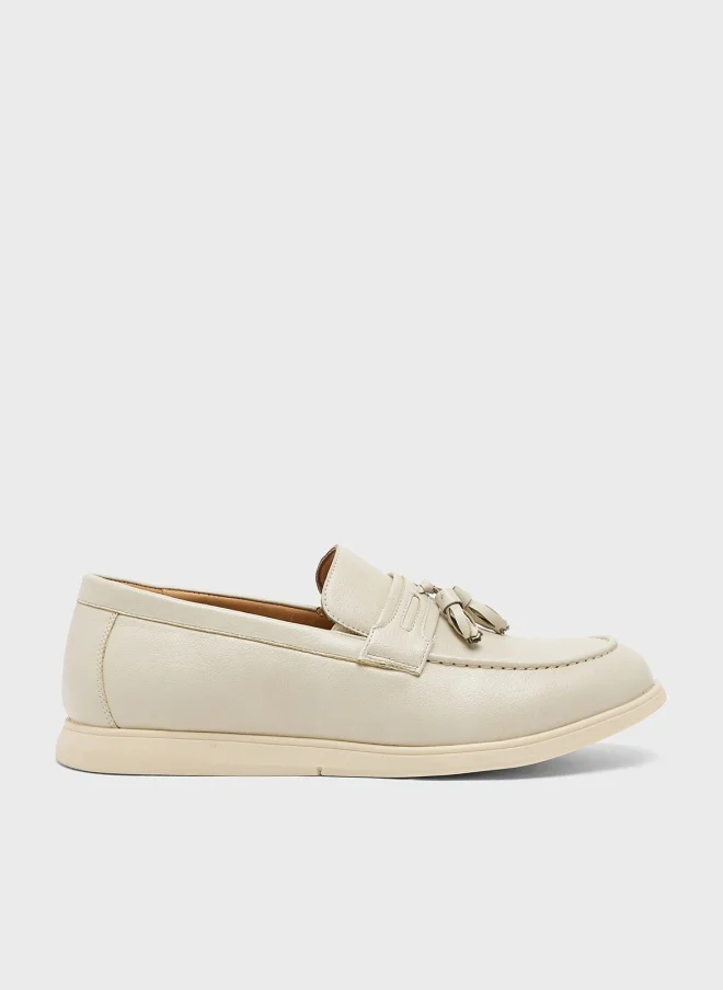 Tassel Detail Smart Casual Slip Ons
