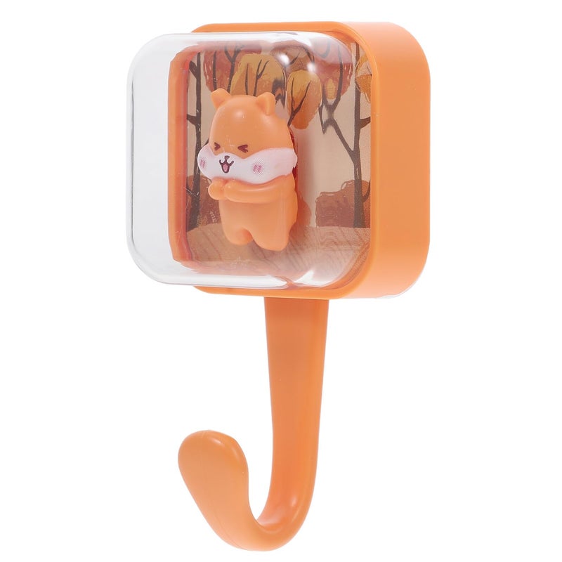 Squirrel Design Adhesive Wall Hooks For Keys Bags Coats No Drill Bedroom Dorm Organization - Image 2