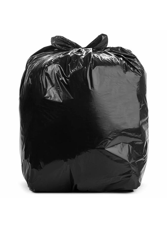 Aluf Plastics 55-60 Gallon Trash Liners - (Value 100 Pack) - 1 MIL Strength Black Garbage Bags 38' x 58' for 50-55 Gal Cans - Fits Toter, Rubbermaid Brute, Carlislie Bronco etc. (RL-3858H) - Image 1