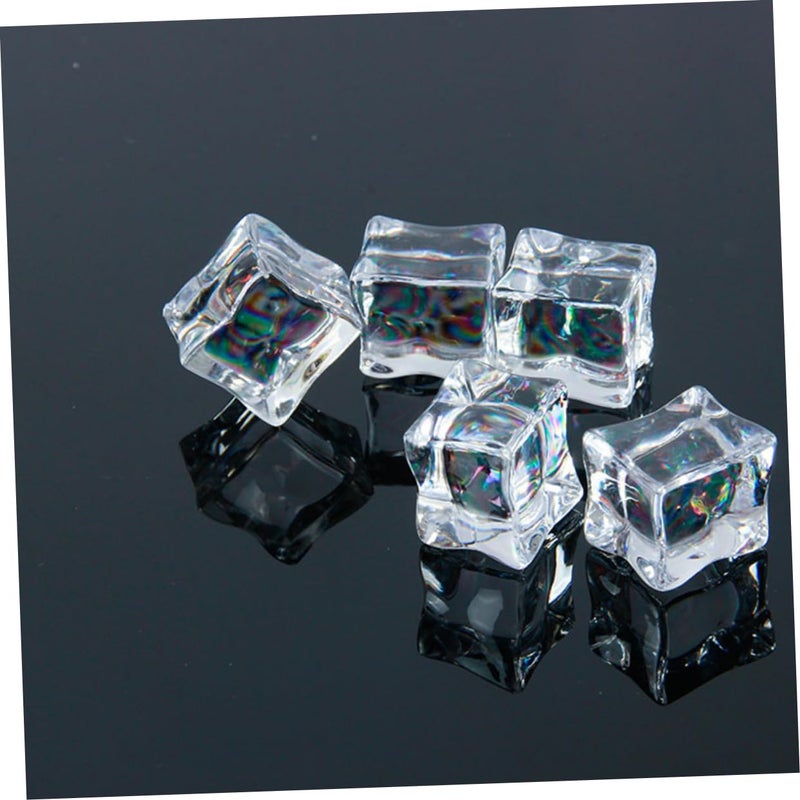 Reusable Acrylic Decorative Ice Props For Photography Table Settings 50 Pieces Crystal Simulation - Image 5
