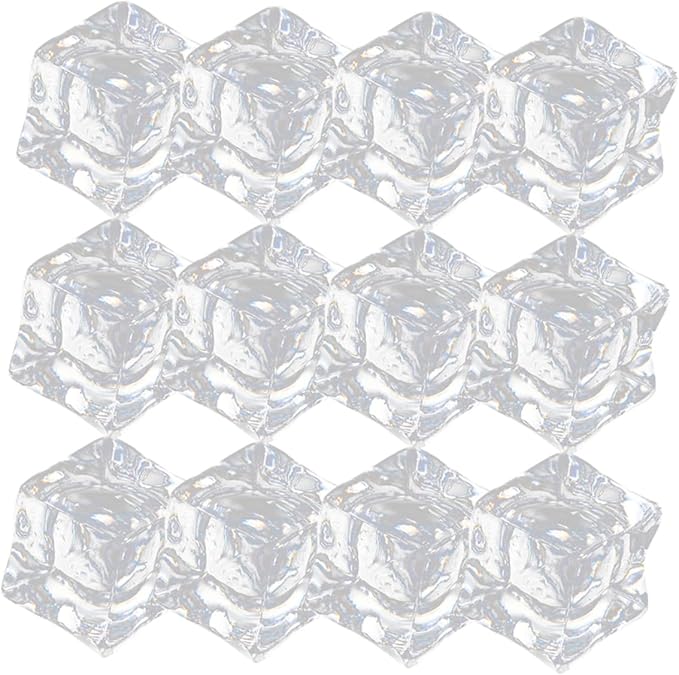 Reusable Acrylic Decorative Ice Props For Photography Table Settings 50 Pieces Crystal Simulation - Image 1