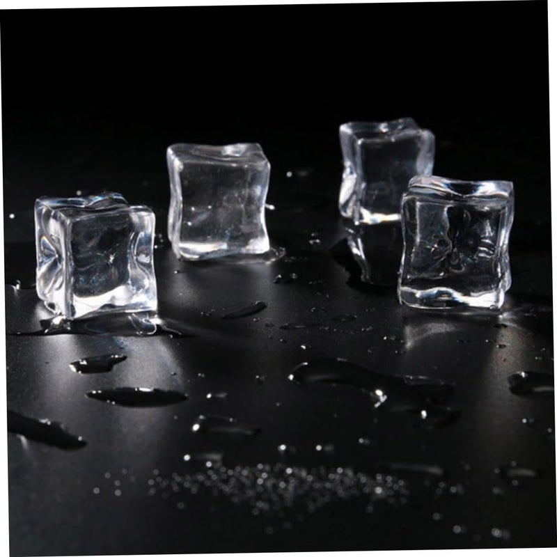 Reusable Acrylic Decorative Ice Props For Photography Table Settings 50 Pieces Crystal Simulation - Image 4