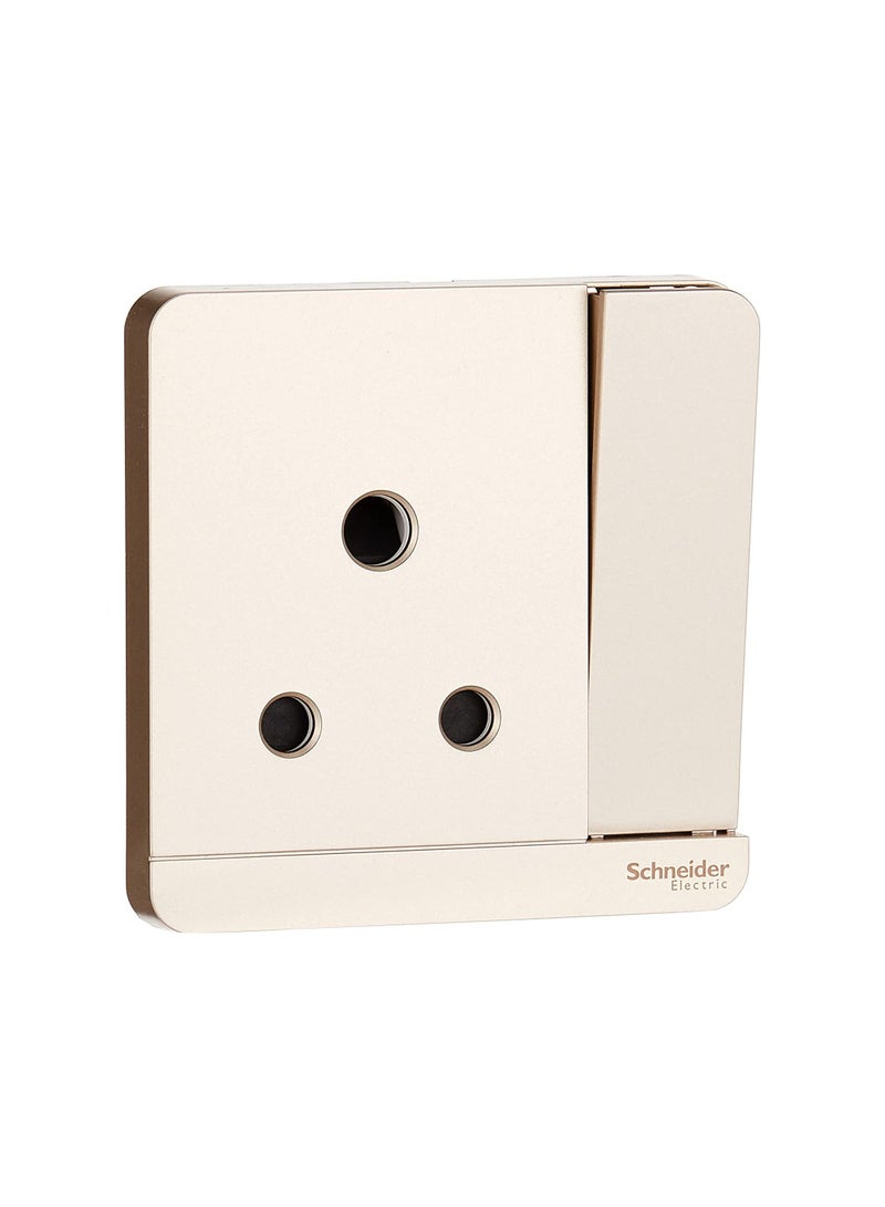 RACO RACO Schneider Electric E8315_15_Wg_G12 Avataron Gold - Socket-Outlet - 15 A - 1 Gang - Gold - Image 1