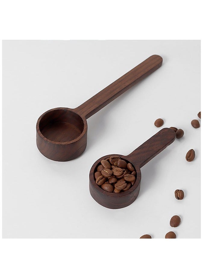 Generic 2 PCS Wooden Measuring Coffee Scoop Set  - Image 3