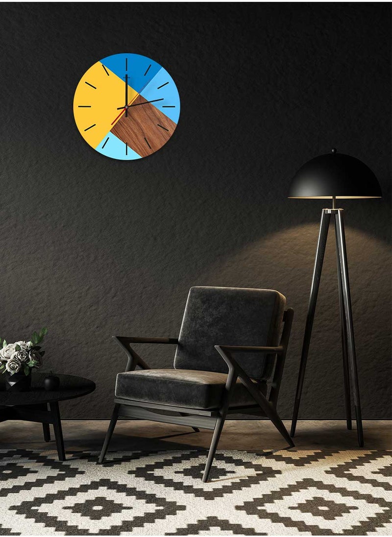 LOWHA Acrylic Battery Operated Wall Clock with Various Colors Design, For Home, Living Room, Office, Decor  - Image 4