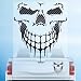 HungMieh Skull Stickers and Decals for Car Windows Doors and Trucks 3D Skull Decals and Signs for Car Styling Laser Skull Bumper Stickers for Car Decor Carbon Fiber Black 697 - Image 2