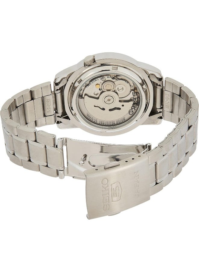 Seiko Seiko Men's Series 5 Automatic Watch, Blue, SNKE51J1, Silver  - Image 2