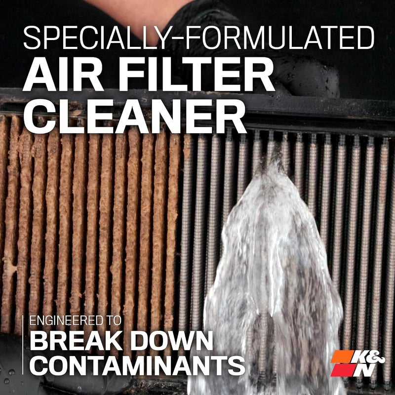 K&N Air Filter Cleaner and Degreaser - Power Kleen, 32 Oz Trigger Spray - Image 3