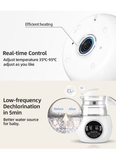 Gonice Baby Bottle Warmer,  Baby Bottle Steam Sterilizer Dryer Machine for Baby Milk Breastmilk Formula with LED Display  - Image 5