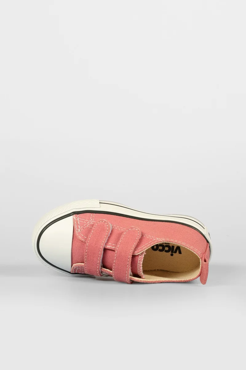 VICCO Pino Baby Lighted Linen Shoes Coral