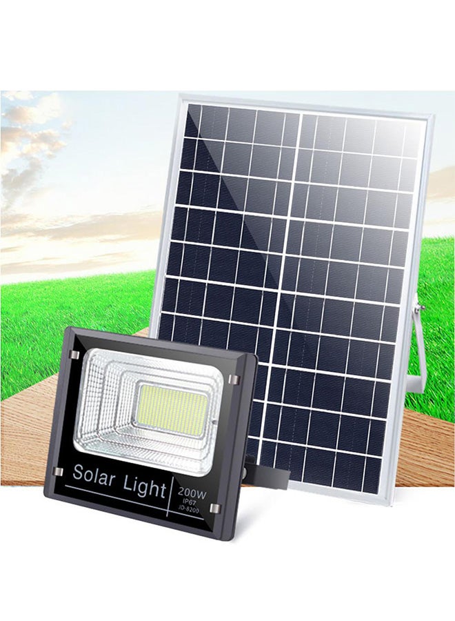 Black Solar LED Flood Light with Remote Control 295x365mm - Image 5