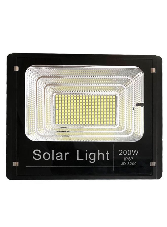 Black Solar LED Flood Light with Remote Control 295x365mm - Image 3
