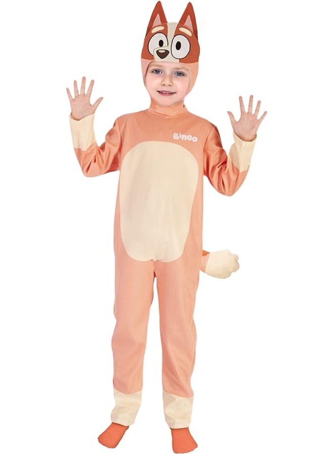 Ciao زي بينغو الأزرق 3-4 سنوات | زي تنكر لشخصية كرتونية للأطفال | بدلة قفز للكلب من سلسلة بلوي - Image 1