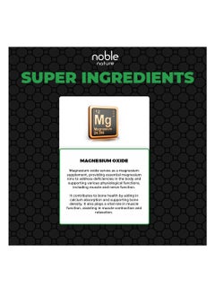 noble nature Magnesium 500 Mg Per Serving, Supports Bone And Muscle Health - 120 Tablets  - Image 4