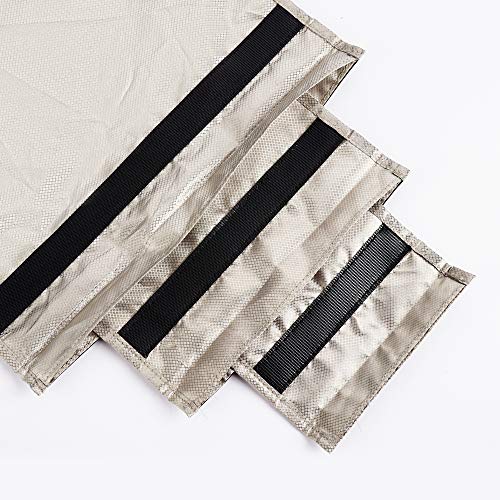 Faraday Defense 3 Pack Mega Kit NX3 Triple-Layer Cyber Fabric Faraday Bags - Fast, Easy Access for Device Shielding - Protect Data and Devices from Hacking, Tracking, EMP - Image 4