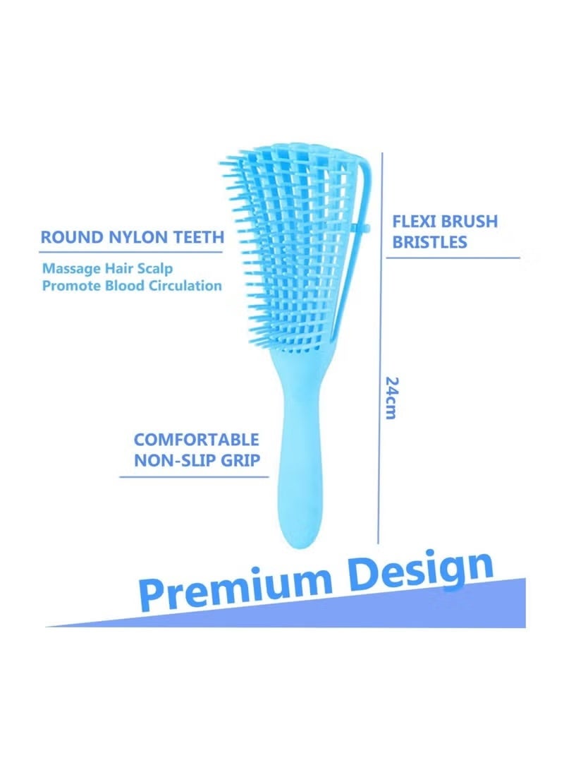 ORiTi Hair Detangler Brush for Easy Detangling Curly Hair including Kinky Wavy Hair, Curly, Coily Hair of Afro America, - Image 3