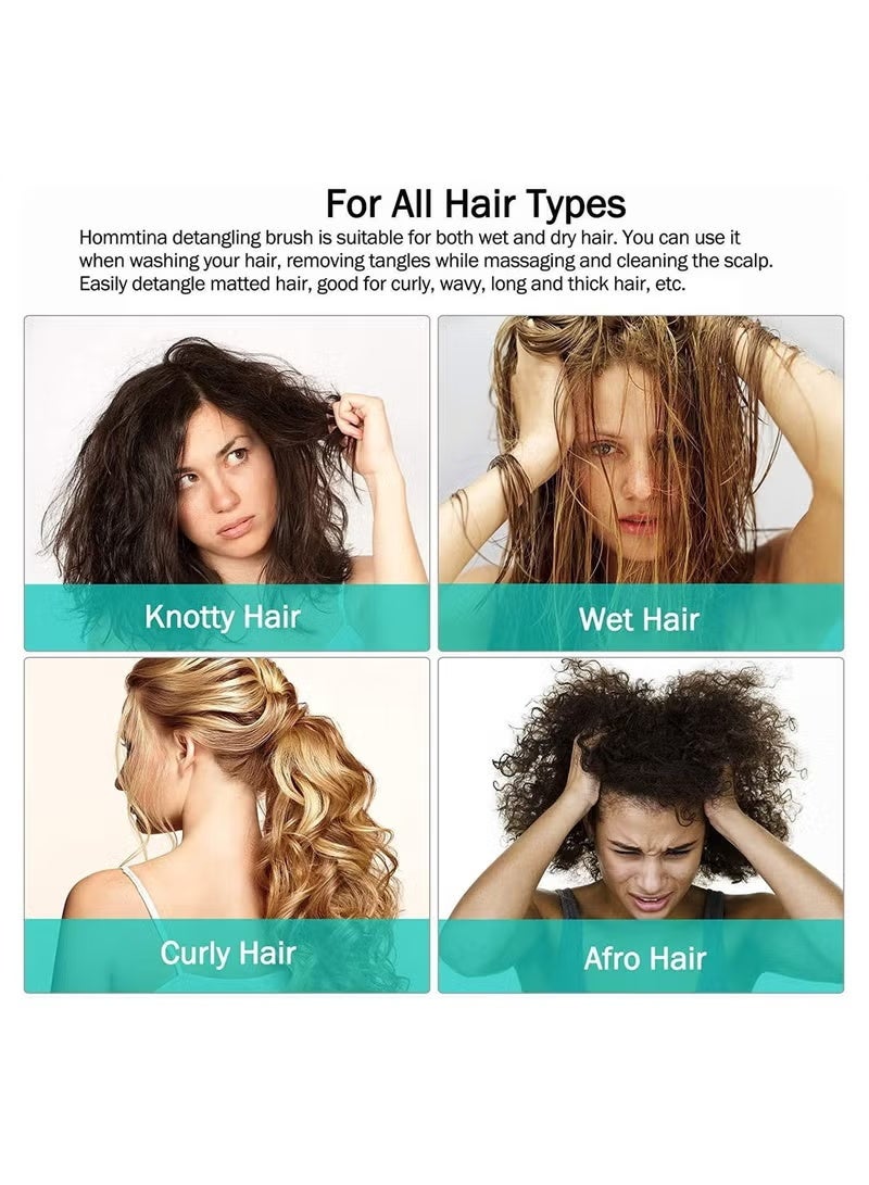 ORiTi Hair Detangler Brush for Easy Detangling Curly Hair including Kinky Wavy Hair, Curly, Coily Hair of Afro America, - Image 5