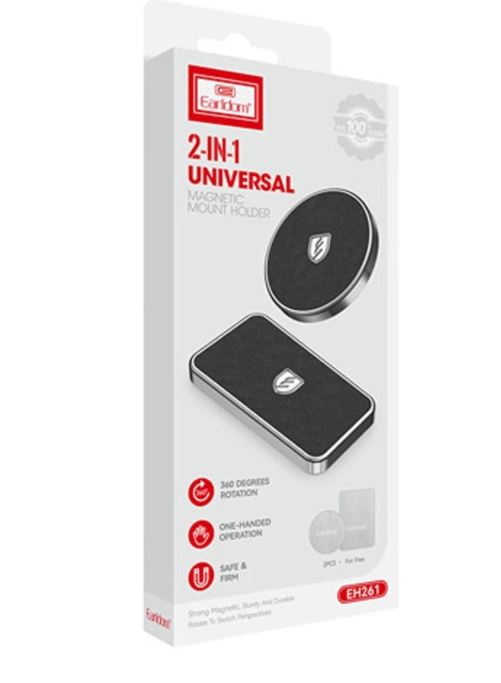 ELTRAZONE ET-EH261 Magnetic Phone Holder – Premium Black Car Mount for Smartphones, Strong Magnetic Grip, Adjustable - Image 2