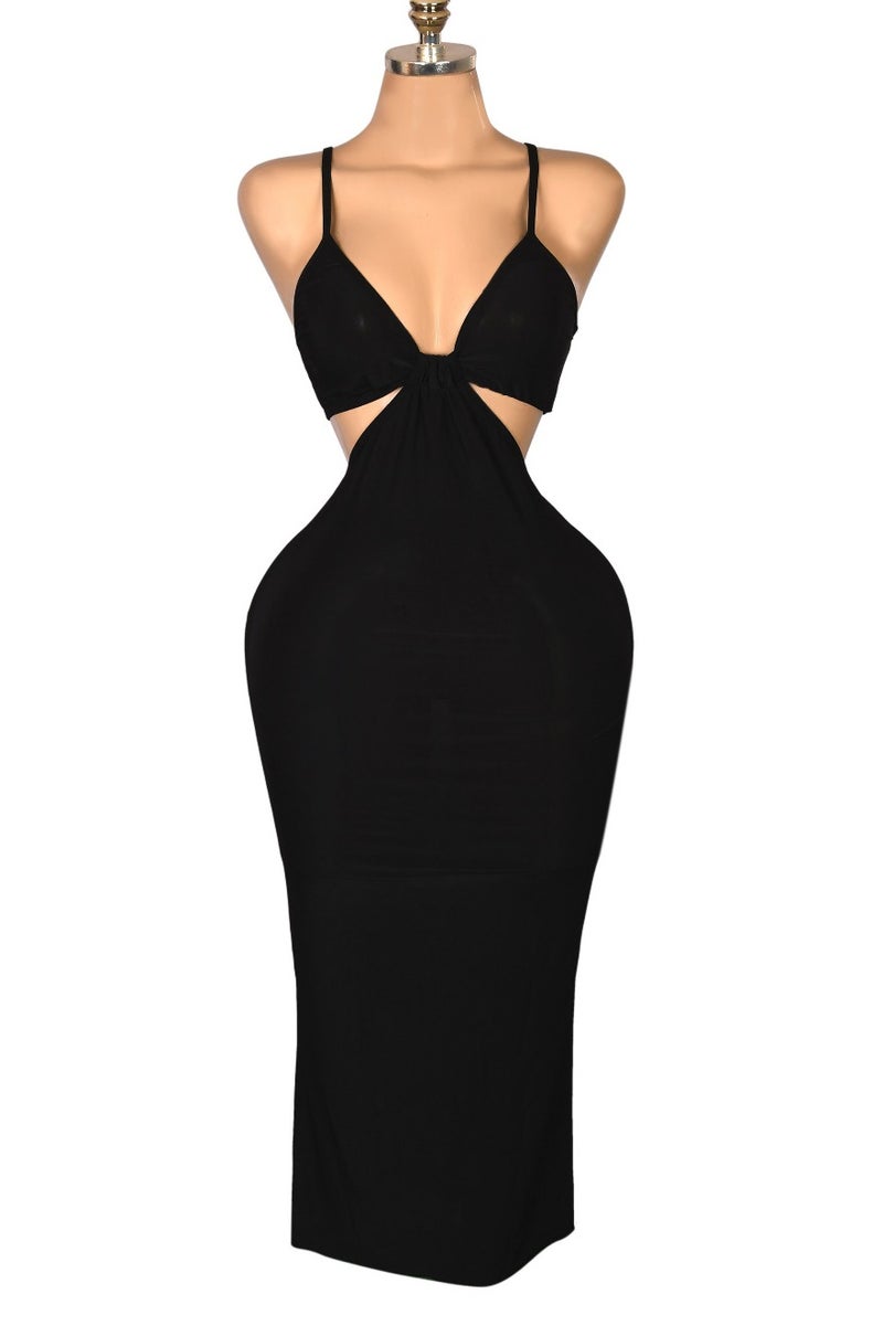 MANIKAN MANIKAN women's long dress with soft and comfortable materials Lycra for women  - Image 1