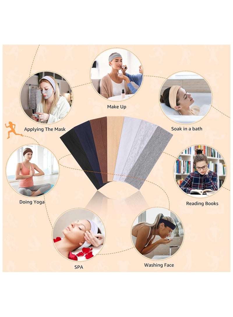 Generic 7 PCS Fashion Sports Hair Bands for Women for Workout Yoga Running  - Image 4