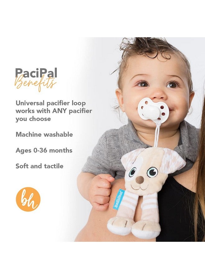 BooginHead BooginHead by Infantino Pacifier Holder Stuffed Animal and Baby Pacifier Clip, Green Sloth - Image 3