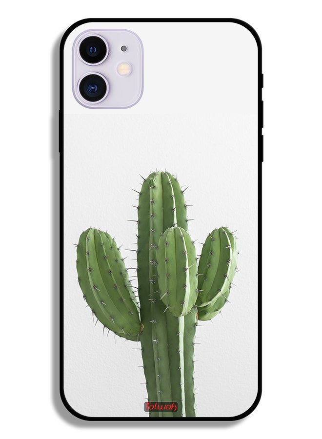 Tolwak Apple iPhone 11 Protective Case Cactus Plant - Image 2