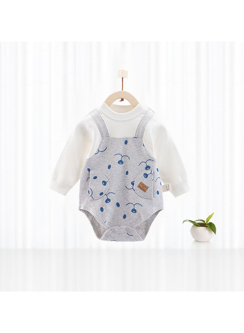 Loquat Baby Cotton Long-sleeved Comfort Jumpsuit 