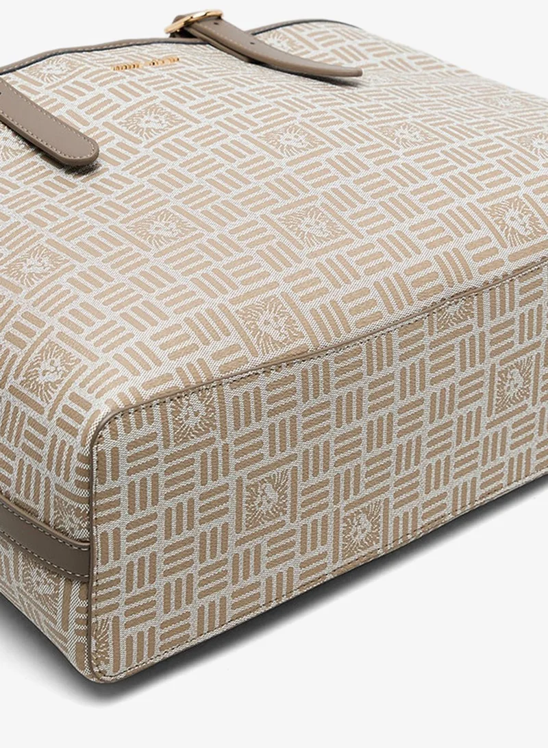 ANNE KLEIN  Anne Klein Patterned Pu Shoulder Bag for Women | Best Price UAE