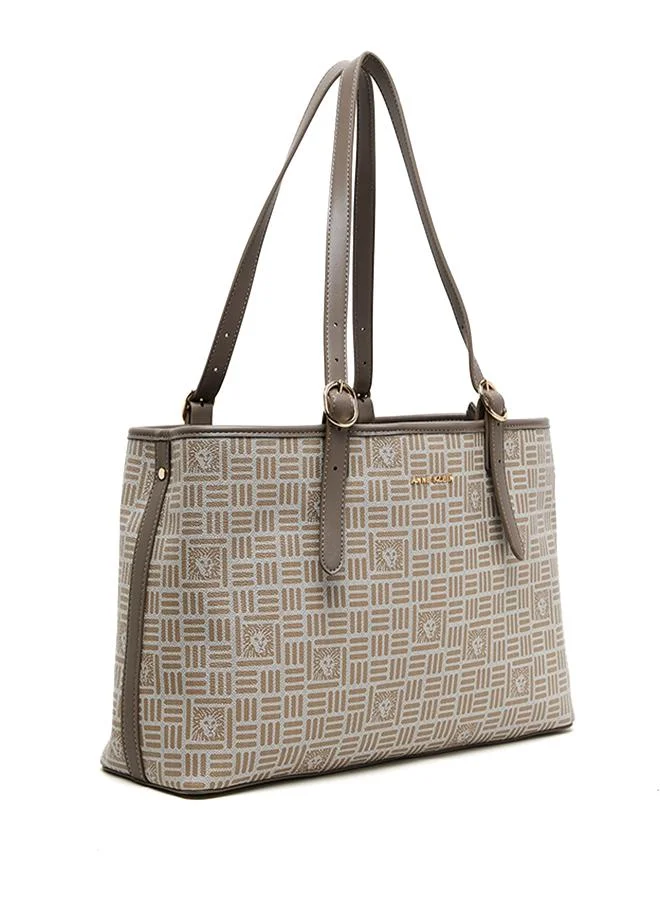 Anne Klein Patterned PU Shoulder Bag