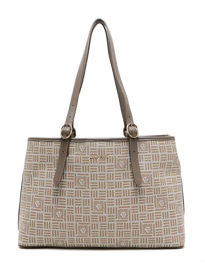 Anne Klein Patterned PU Shoulder Bag