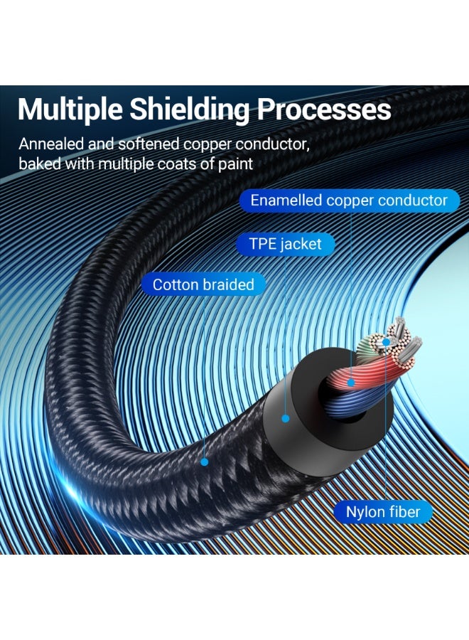 VENTION USB-C Male to 2-Female RCA Cable 0.5M Gray Aluminum Alloy Type Model # BGVHD - Image 5