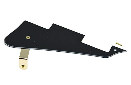 KAISH Black 3 Ply LP Guitar Pickguard with Gold Bracket for Epi Les Paul - Image 3