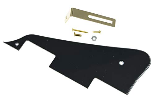 KAISH Black 3 Ply LP Guitar Pickguard with Gold Bracket for Epi Les Paul - Image 5