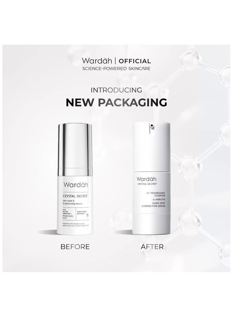 وردہ سيروم كريستال سيكريت 3% ترانيكساميك كومبلكس ألفا أربوتين لتصحيح البقع الداكنة 20 مل - Image 2