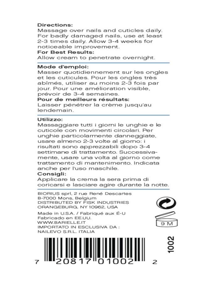Barielle Travel Size Nail Stregthener Cream .5 ounce - Image 2