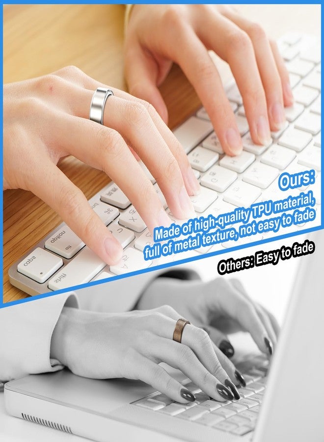 Hexasider 5 Pack Ring Cover Compatible with Oura Ring Gen 4/Oura Ring Gen 3 Horizon/Heritage, Abrasion-Resistant TPU Case for Oura Ring Protector Accessories for Oura Size 6 - Image 4